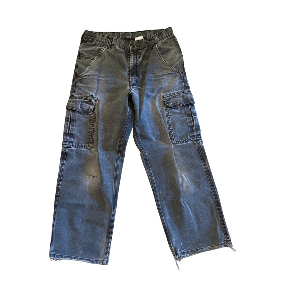 Dakota Worn-In Vintage Black Cargo Jeans